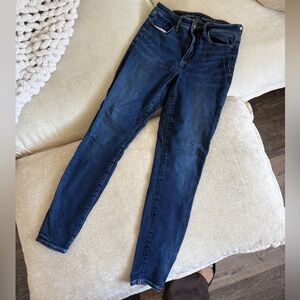 American Eagle Outfitters Dark Blue Skinny Jeans